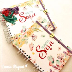 Combo Livro do Bebê + Caderneta de Vacina Borboleta