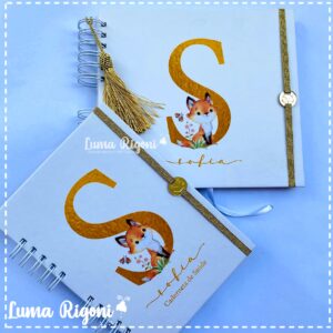 Combo Livro do Bebê + Caderneta de Vacina Raposa