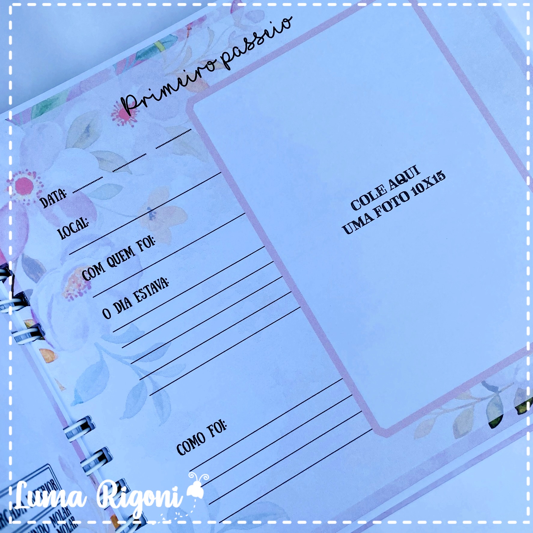 Livro do Bebê Floral - Imagem 6