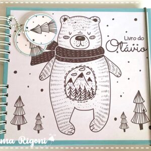 Livro do Bebê Urso Minimalista