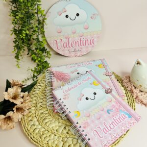 Combo Livro do Bebê + Caderneta de Vacina Chuva de Amor