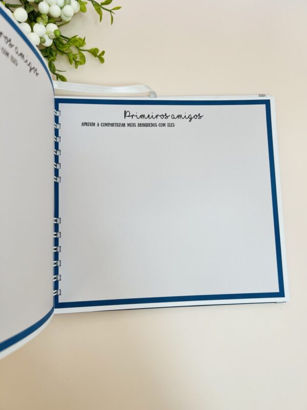 Livro do Bebê Azul Marinho - Imagem 4