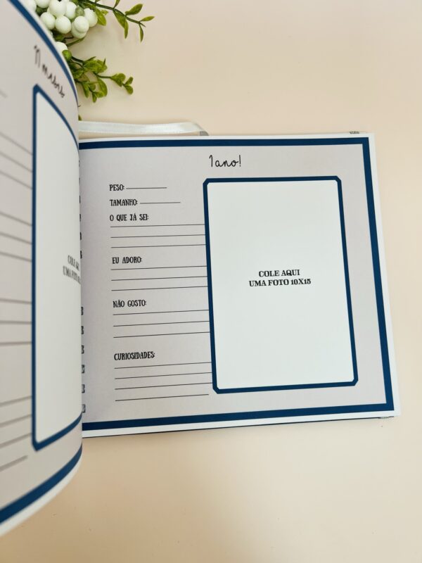 Livro do Bebê Azul Marinho - Imagem 5