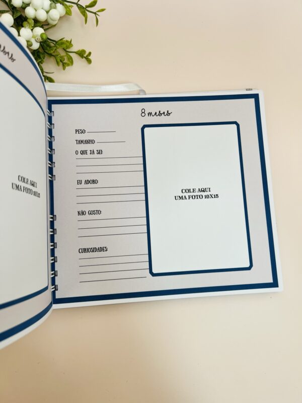 Livro do Bebê Azul Marinho - Imagem 6