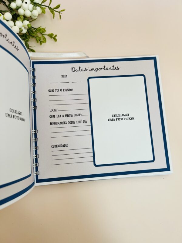 Livro do Bebê Azul Marinho - Imagem 7