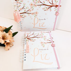 Combo Livro do Bebê + Caderneta de Vacina Cerejeira