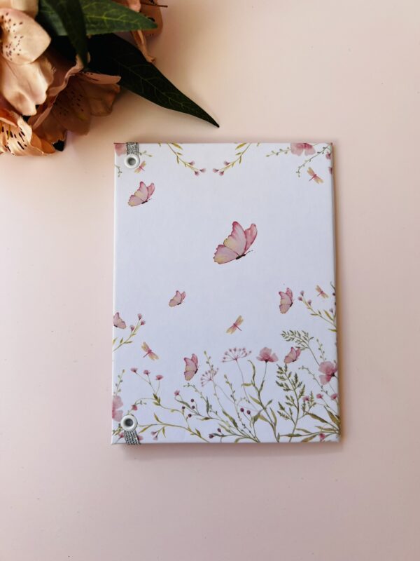 Mini Porta Documentos Floral com Borboleta - Imagem 4