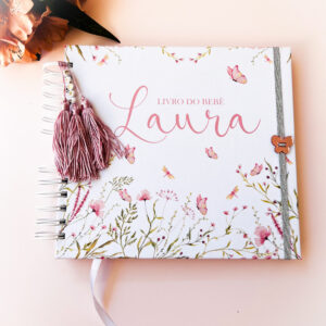 Livro do Bebê Floral Laura