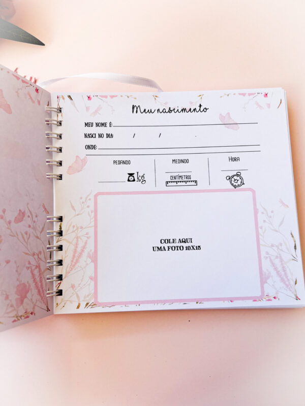 Livro do Bebê Floral Laura - Imagem 4