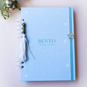 Caderneta de Vacina Azul Bebê com Estrelas