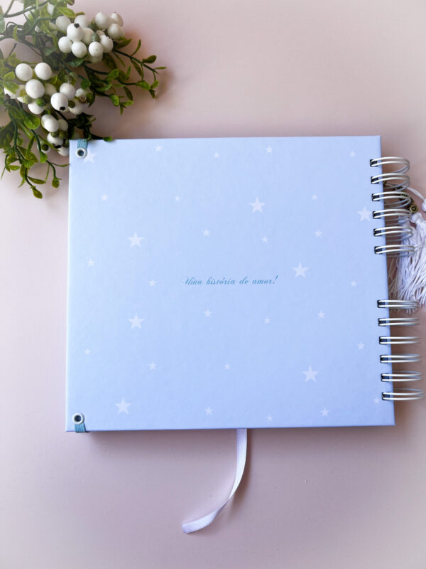 Livro do Bebê Azul Bebê com Estrelas - Imagem 6