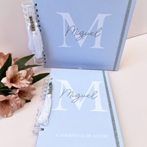 Combo Livro do Bebê + Caderneta de Vacina Azul