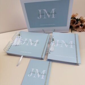 Combo Caixa + Livro do Bebê + Caderneta Azul