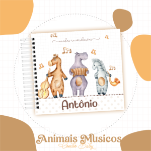 Livro do Bebê Animais Musicos