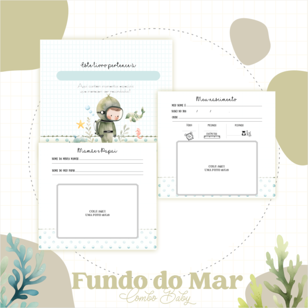 Livro do Bebê Fundo do Mar - Imagem 2