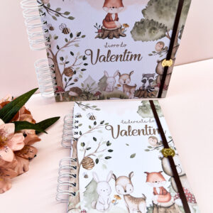 Combo Livro do Bebê + Caderneta de Vacina Bosque