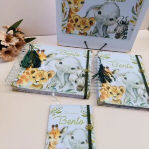 Combo Caixa + Livro do Bebê + Caderneta Safari
