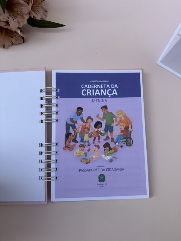 Caderneta de Vacina Arco Íris Boho - Imagem 2