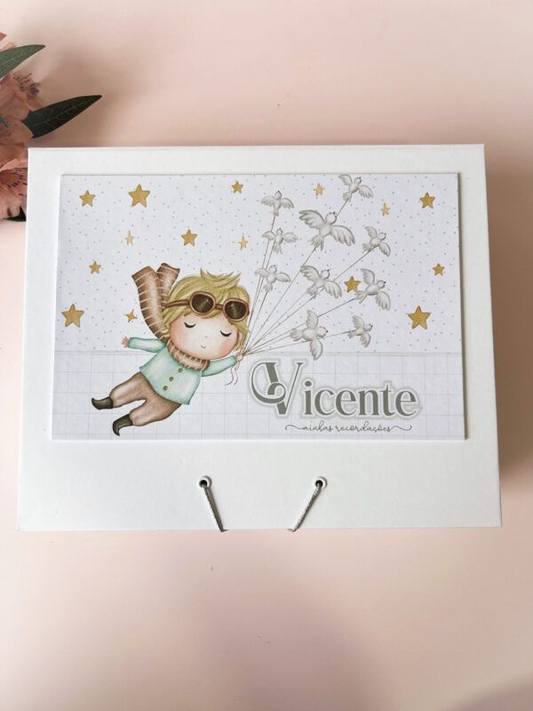 Combo Caixa + Livro do Bebê + Caderneta Pequeno Príncipe - Imagem 3