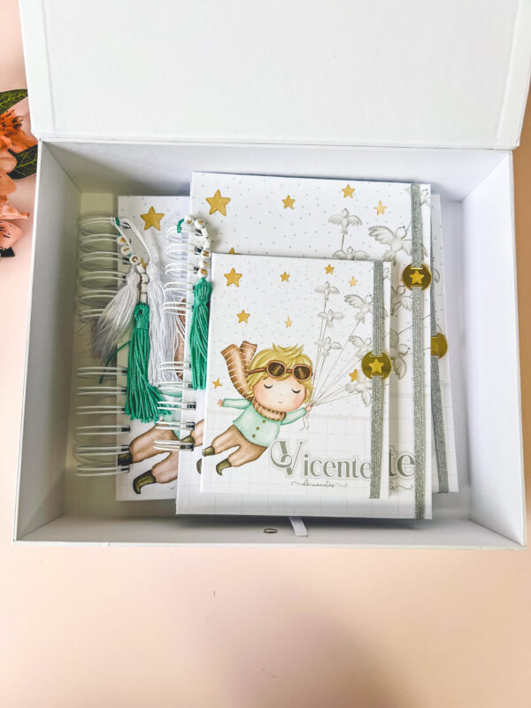 Combo Caixa + Livro do Bebê + Caderneta Pequeno Príncipe - Imagem 2