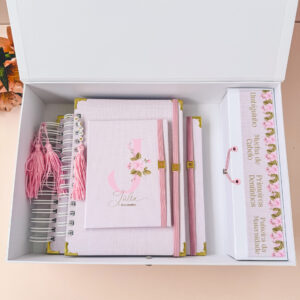 Combo Maternidade Afetiva Memórias - Linho Floral Júlia