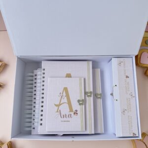 Combo Maternidade Afetiva Memórias - Linho com Mariposa Ana