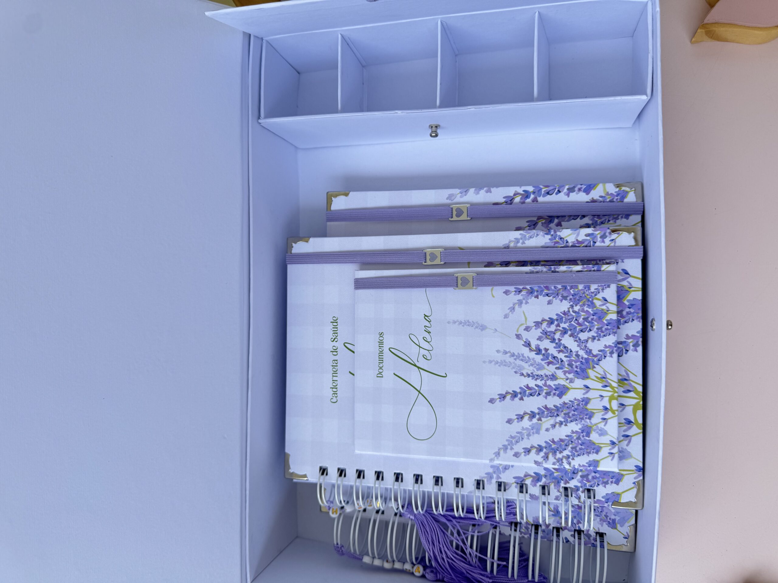 Combo Maternidade Afetiva - Lavanda Xadrez - Imagem 2