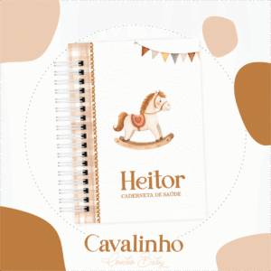 Caderneta de Vacina -  Cavalinho de Balanço Heitor