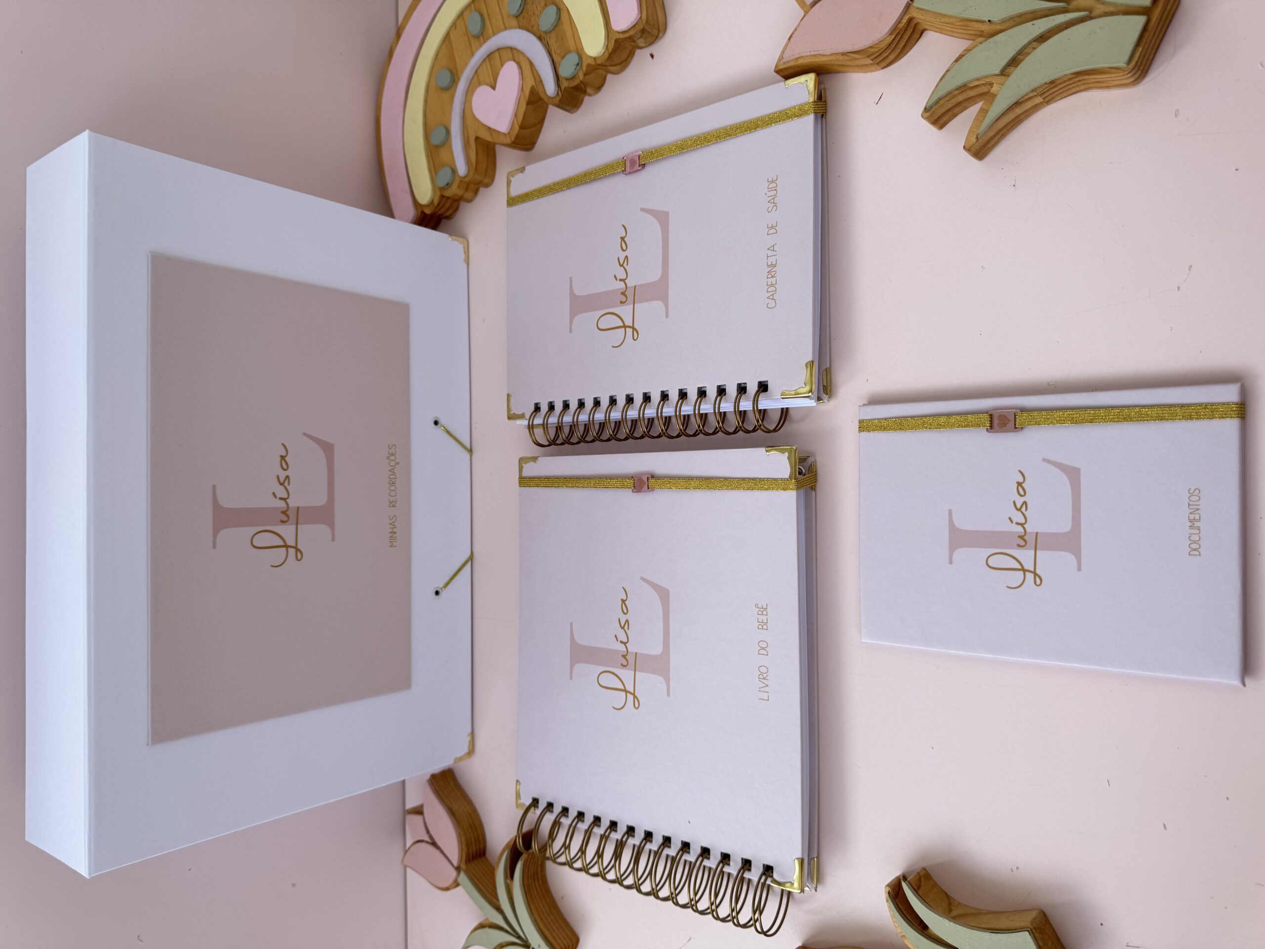 Combo Maternidade Afetiva - Rose com Dourado - Imagem 3