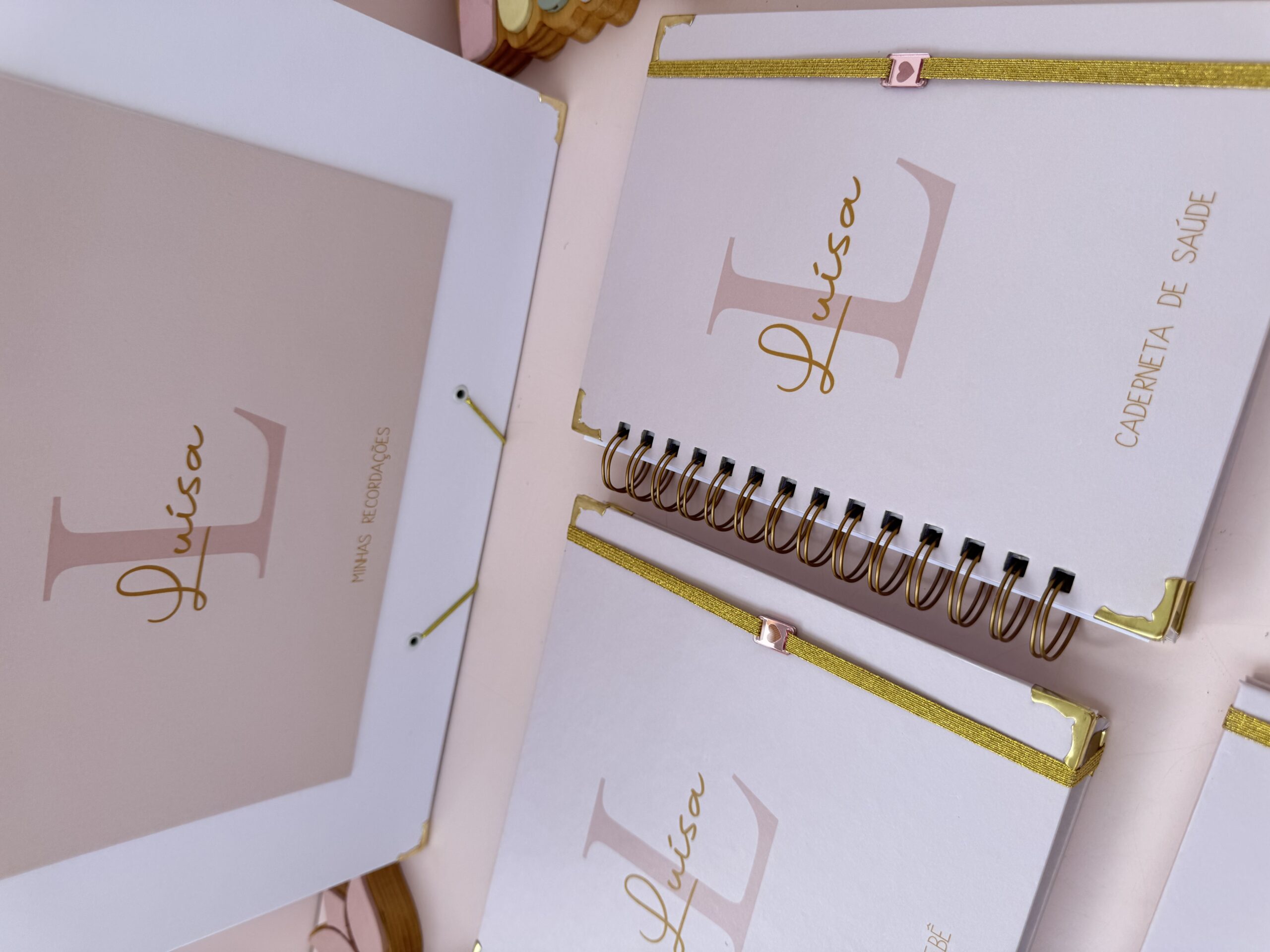 Combo Maternidade Afetiva - Rose com Dourado - Imagem 4