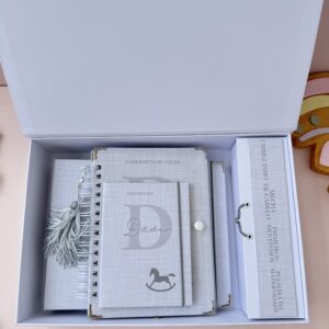 Combo dos Sonhos - Linho Cinza Cavalinho de Balanço