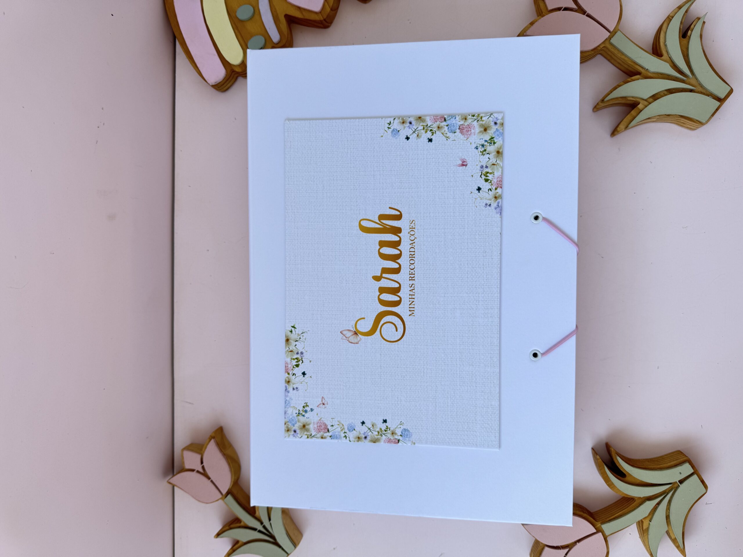 Combo Maternidade Afetiva - Floral Azul com Rosa - Imagem 6