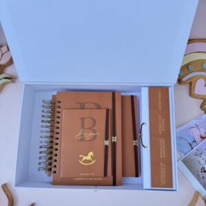 Combo Maternidade Afetiva - Marrom com Cavalinho de Balanço