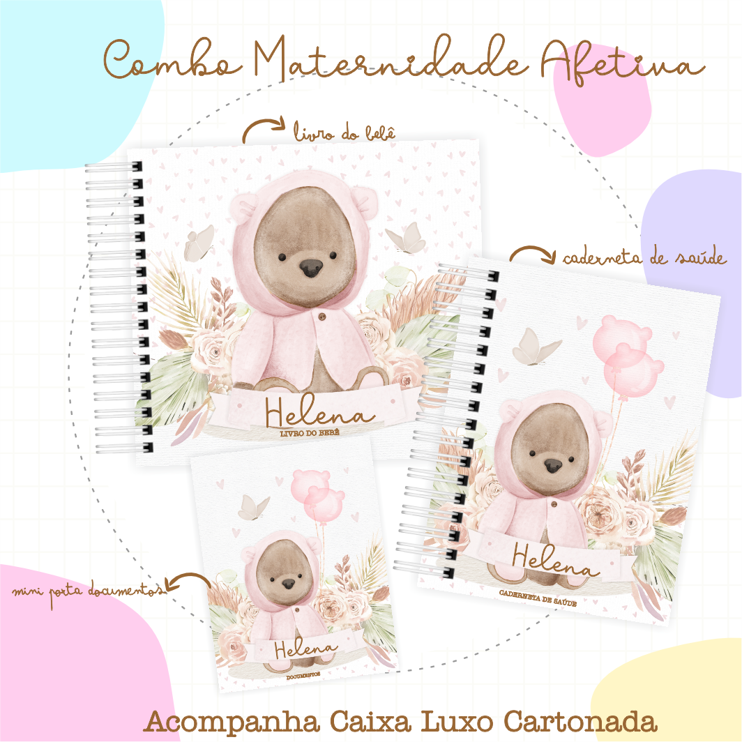 Combo Maternidade Afetiva - Ursinha