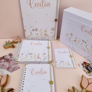Combo Maternidade Afetiva + Porta Doc G - Floral Cecília Delicado
