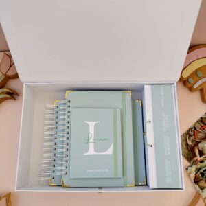 Combo Maternidade Afetiva - Azul com verde água