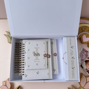 Combo Maternidade Afetiva - Linho Bege com Flor