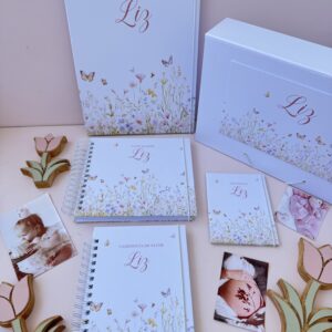 Combo Maternidade Afetiva + Porta Doc G - Floral Marina