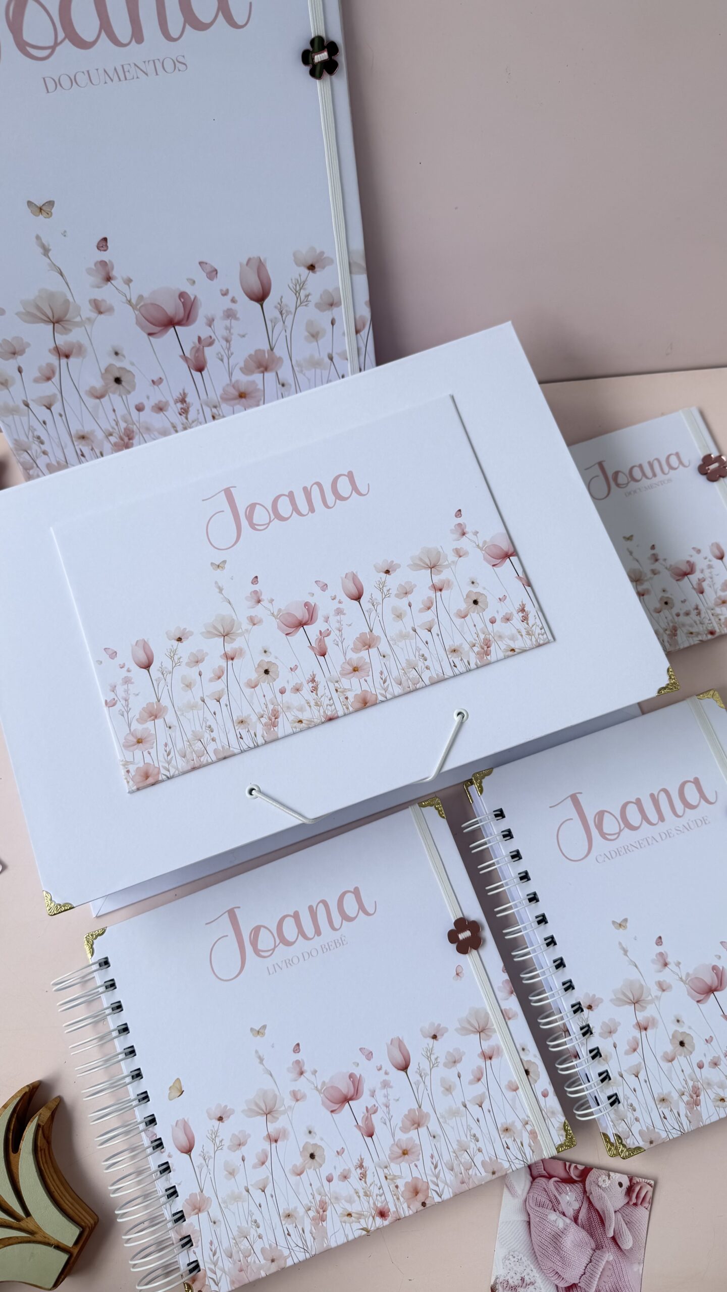 Combo Maternidade Afetiva + Porta Doc G - Floral Joana - Imagem 6