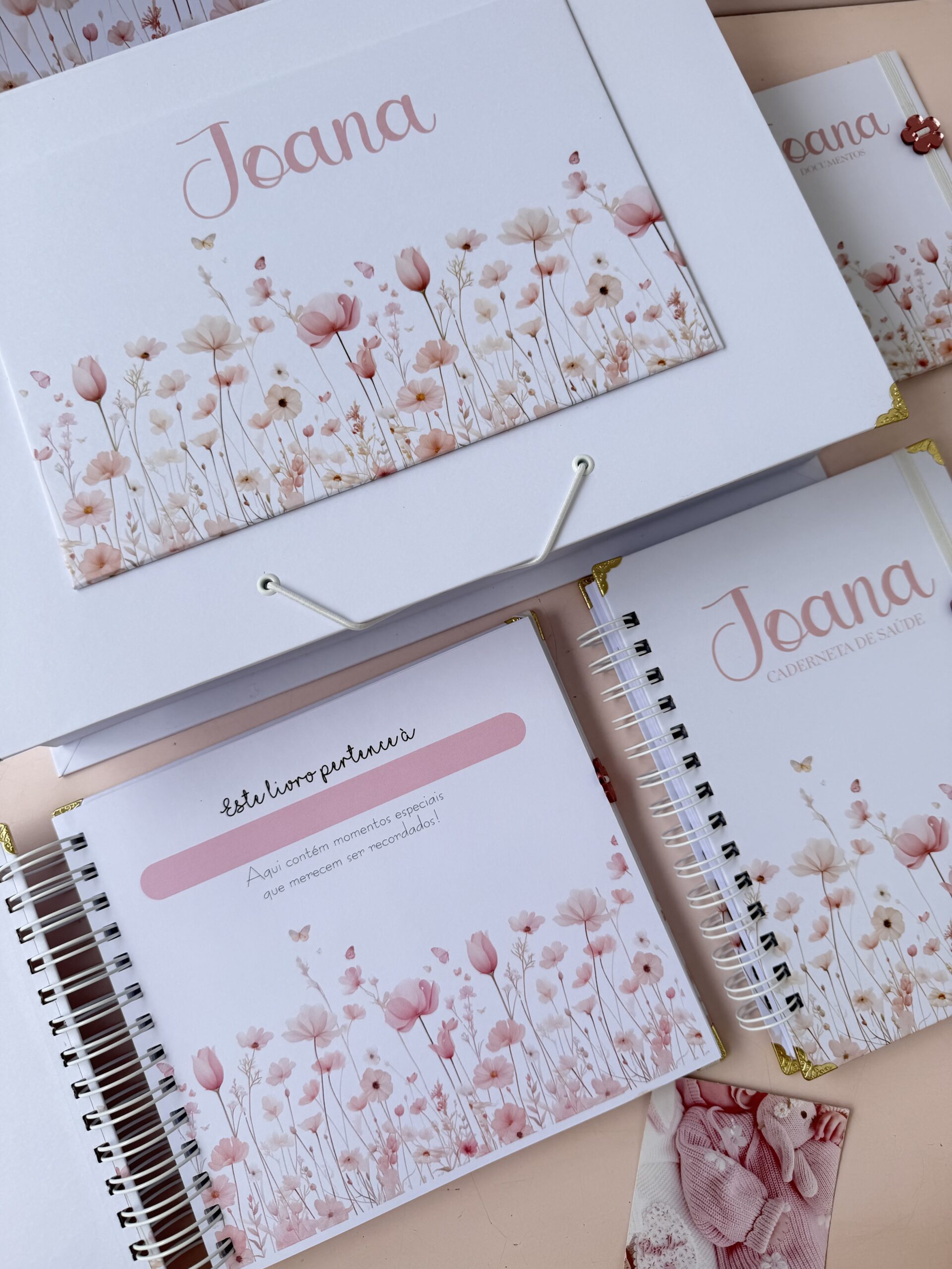 Combo Maternidade Afetiva + Porta Doc G - Floral Joana - Imagem 7