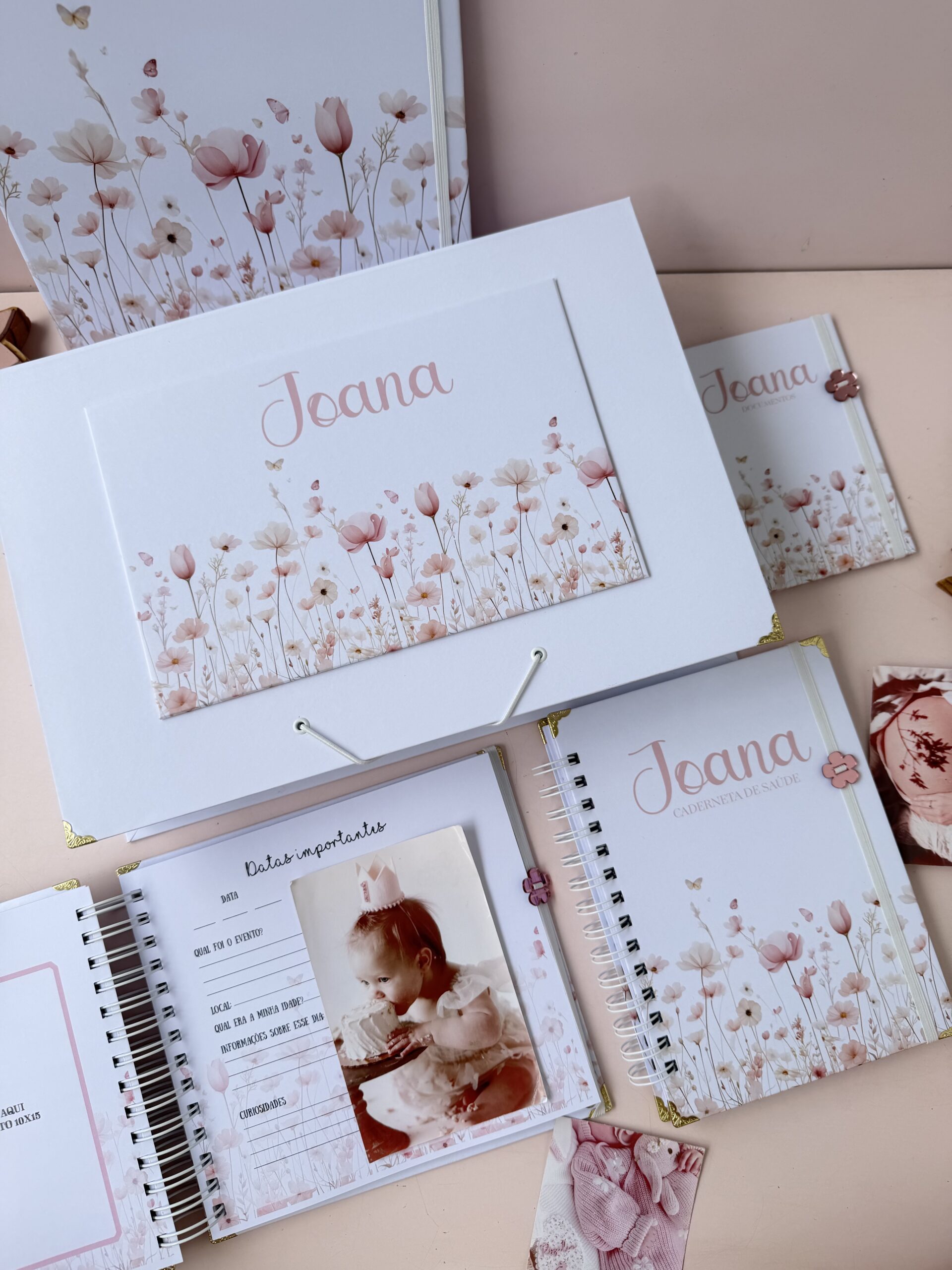 Combo Maternidade Afetiva + Porta Doc G - Floral Joana - Imagem 8
