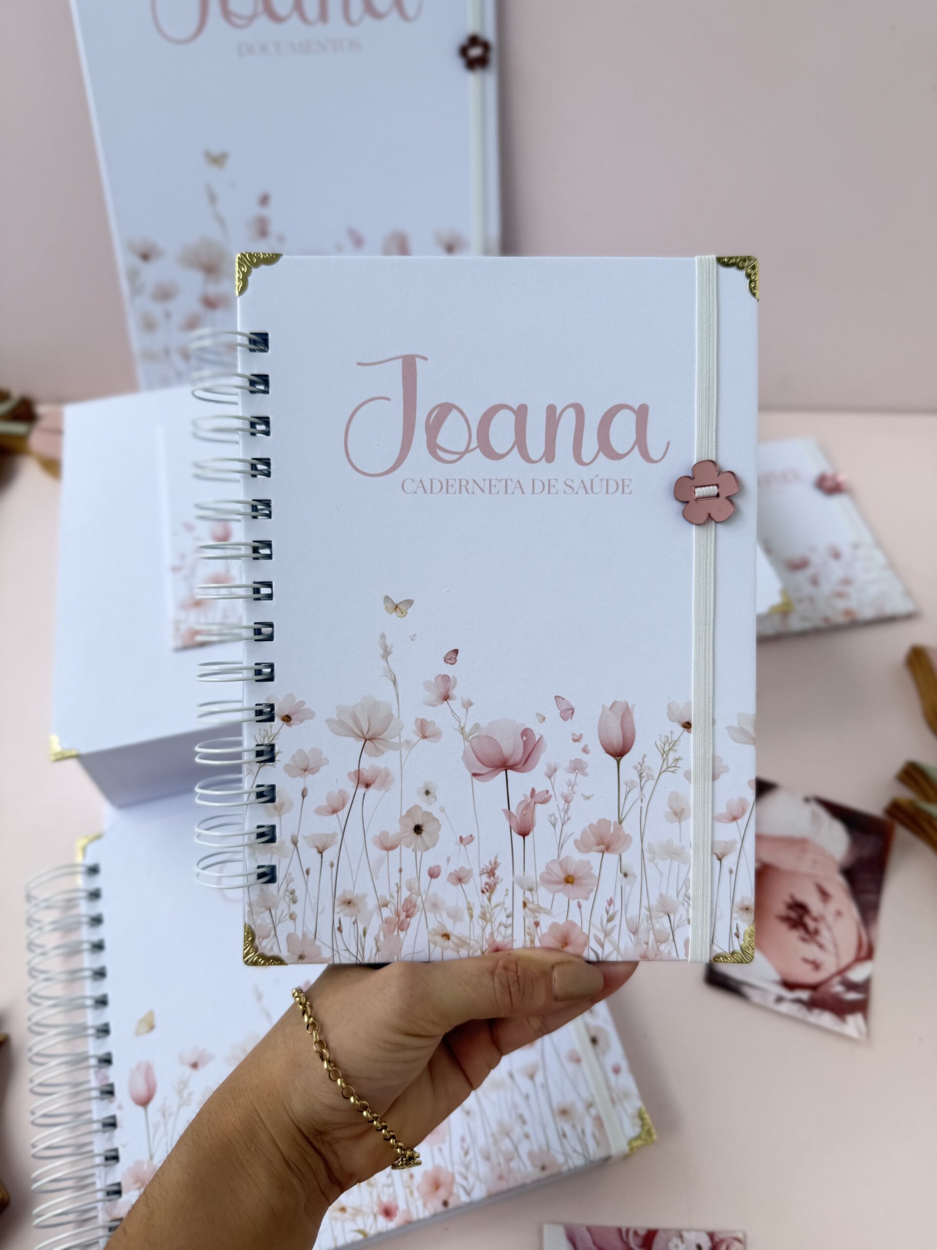 Combo Maternidade Afetiva + Porta Doc G - Floral Joana - Imagem 9
