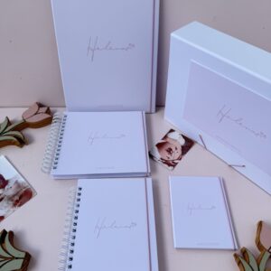Combo Maternidade Afetiva + Porta Doc -  Helena Delicado Rosa