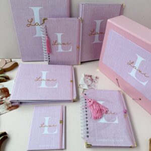 Combo completo Luxo dos Sonhos - Linho Rosa Claro