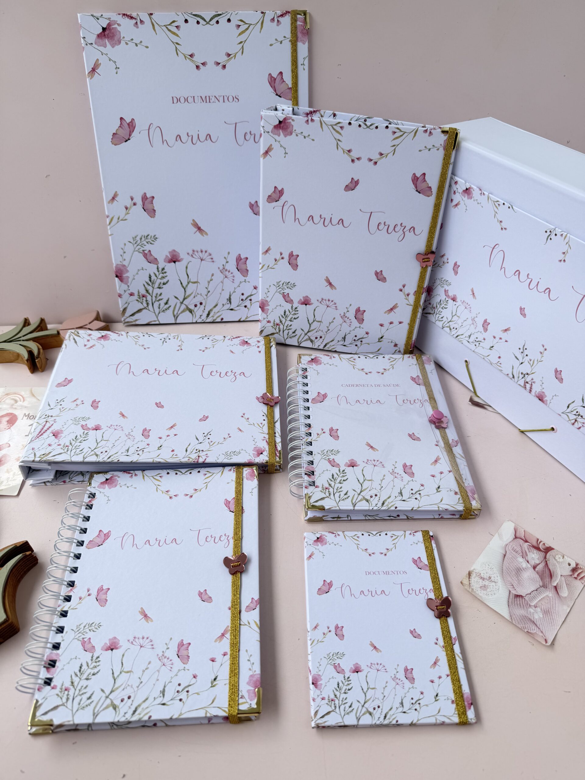 Combo Completo Luxo dos Sonhos- Floral Laura com Dourado