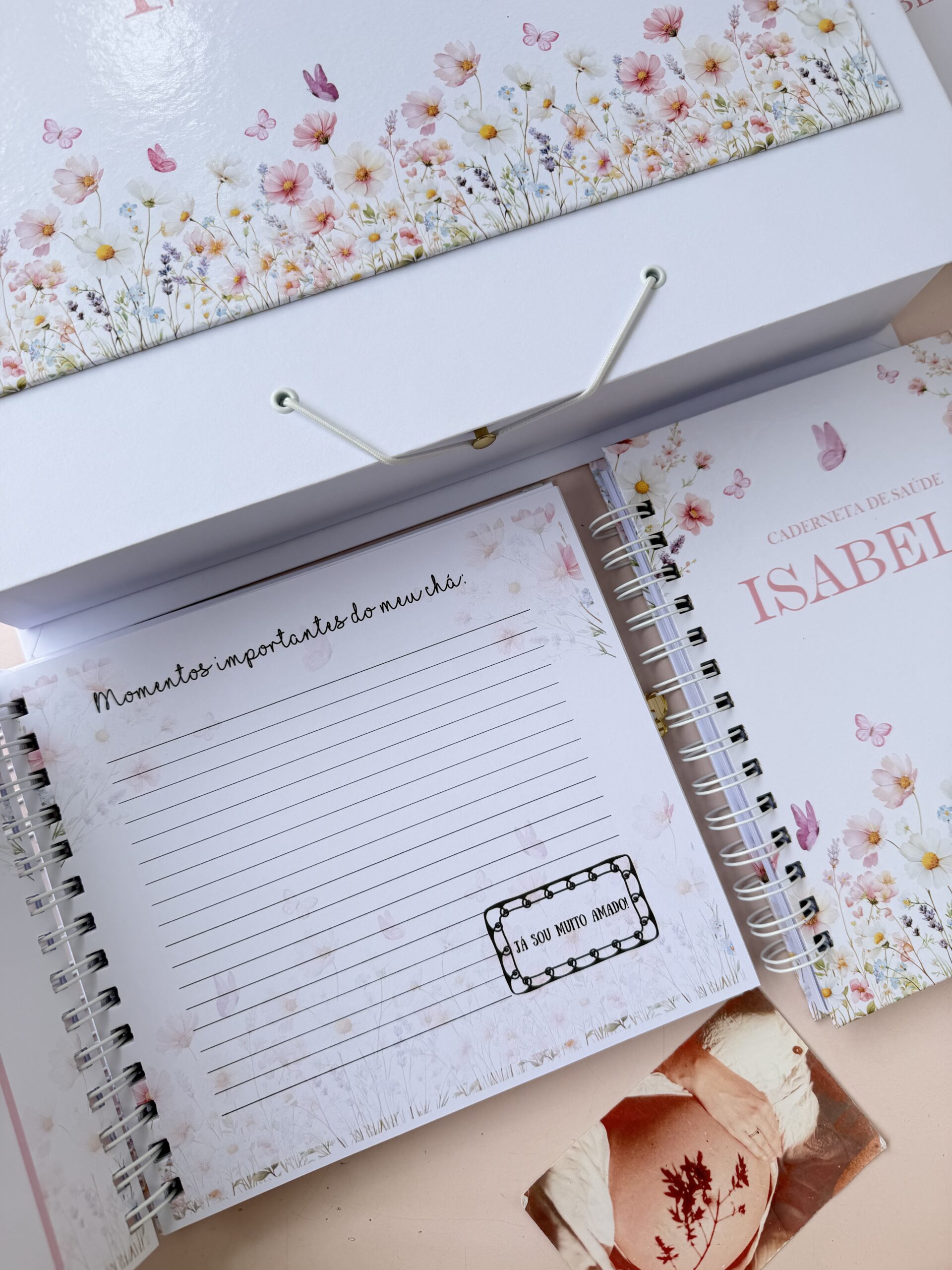 Combo Maternidade Afetiva + Porta Doc - Floral Anna - Imagem 11
