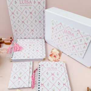 Combo Maternidade Afetiva + Porta Doc G - Floral Luísa
